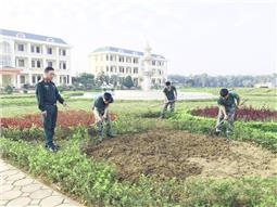 Phát huy nội lực  xây dựng doanh trại chính quy